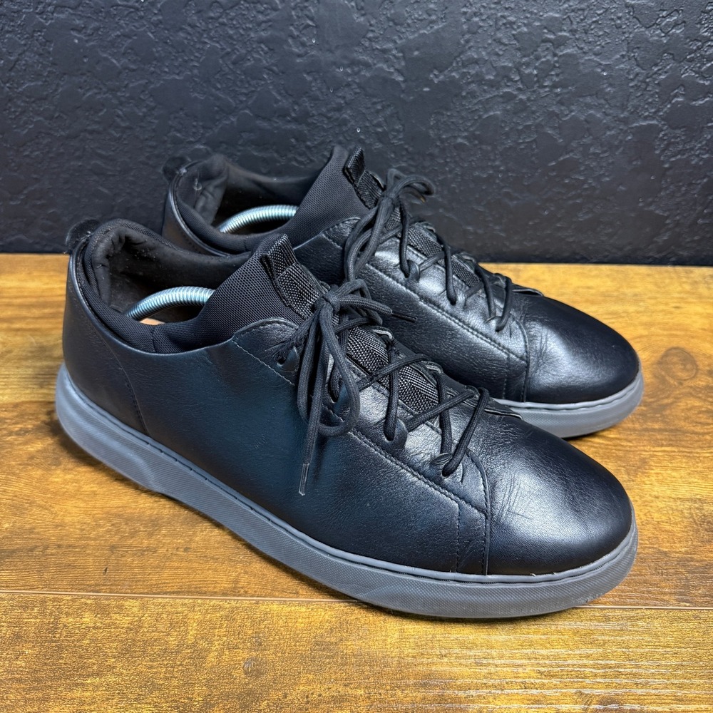 Samuel Hubbard Flight M1600-008 Black Leather Sneakers Mens Size 12